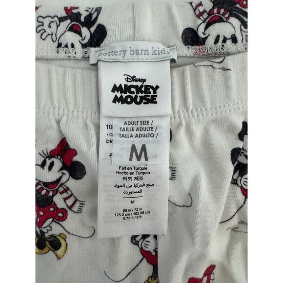 Pottery Barn Women’s Mickey and Disney Christmas Pajamas Cotton Holiday - Picture 7 of 11